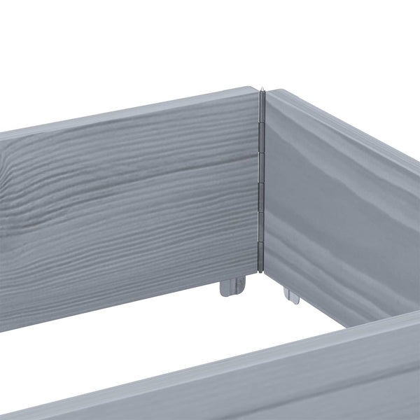 Grauer Blumenkasten Terese 150x50cm (Kiefer)