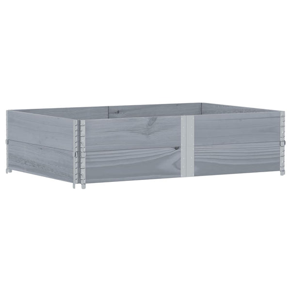 Grauer Blumenkasten Terese 150x100cm (Kiefer)