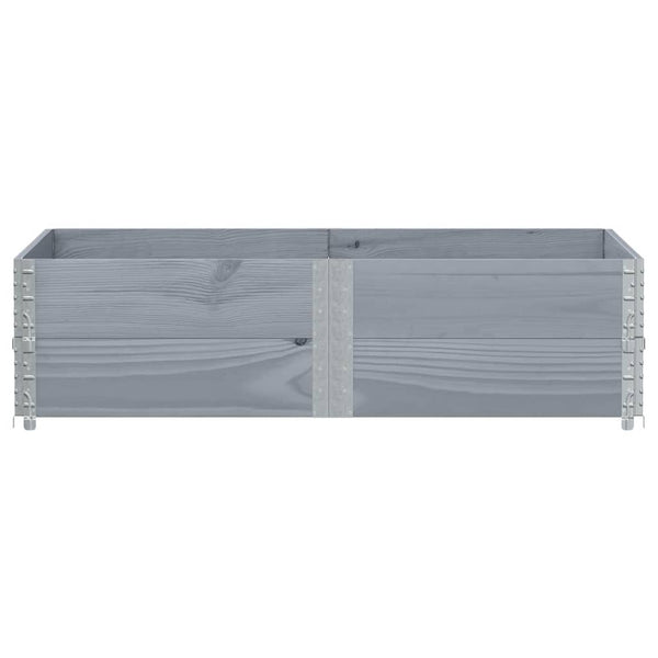 Grauer Blumenkasten Terese 150x100cm (Kiefer)