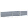 Grauer Blumenkasten Terese 150x100cm (Kiefer)