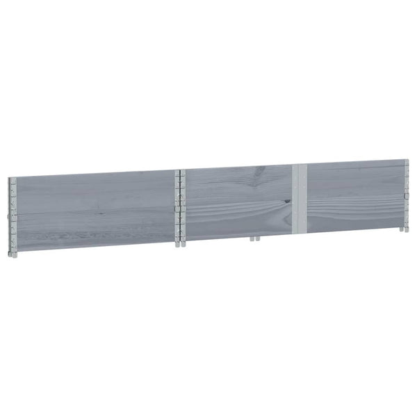 Grauer Blumenkasten Terese 150x100cm (Kiefer)