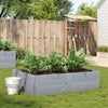 Grauer Blumenkasten Terese 150x100cm (Kiefer)