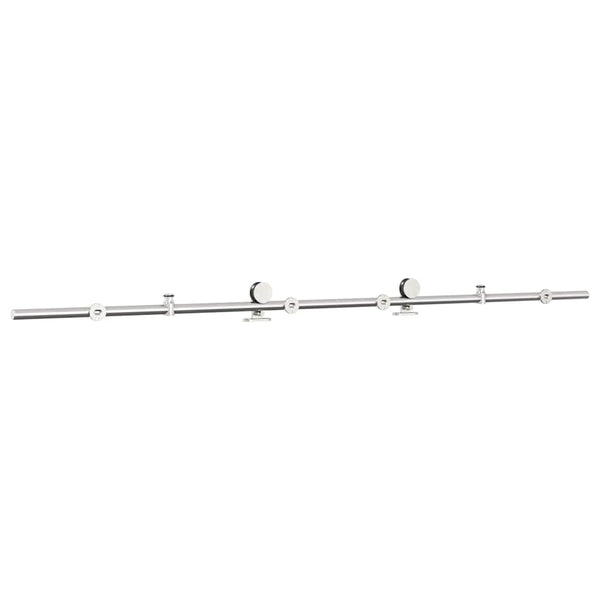 Marianita 200 cm Schiebetürbeschläge Silber (Edelstahl)