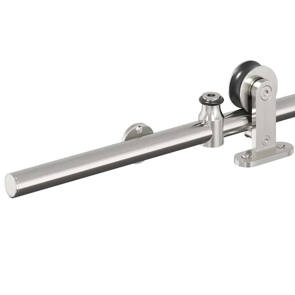 Marianita 200 cm Schiebetürbeschläge Silber (Edelstahl)