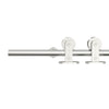 Marianita 200 cm Schiebetürbeschläge Silber (Edelstahl)