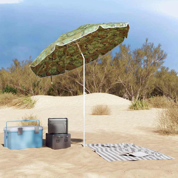 Strandmatte Camouflage 161 x 193 cm Polyester