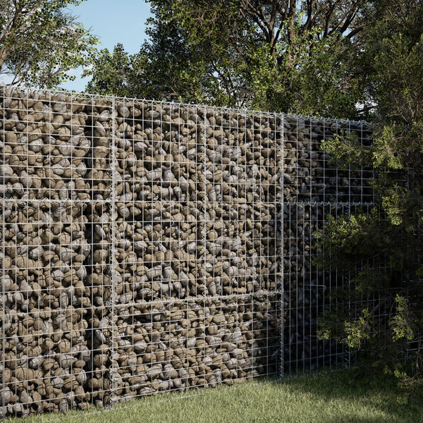 Verzinkter Steinkorb auf dem Dach Nena 100x50x150cm (Eisen)