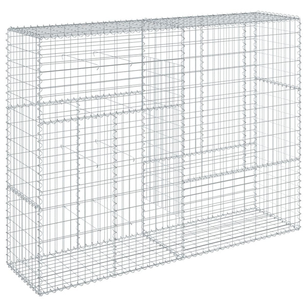 Verzinkter Steinkorb auf Dach Nena 200x50x150cm (Eisen)