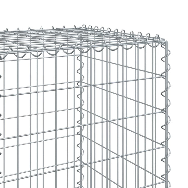 Verzinkter Steinkorb auf Dach Nena 200x50x150cm (Eisen)