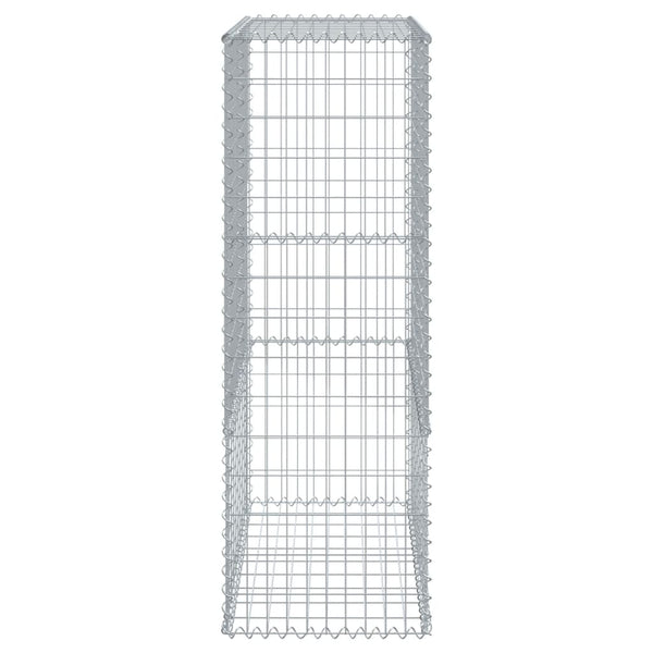 Verzinkter Steinkorb auf dem Dach Nena 300x50x150cm (Eisen)