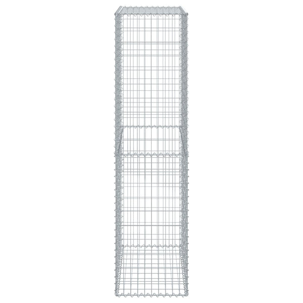 Verzinkter Steinkorb auf dem Dach Nena 100x50x200cm (Eisen)