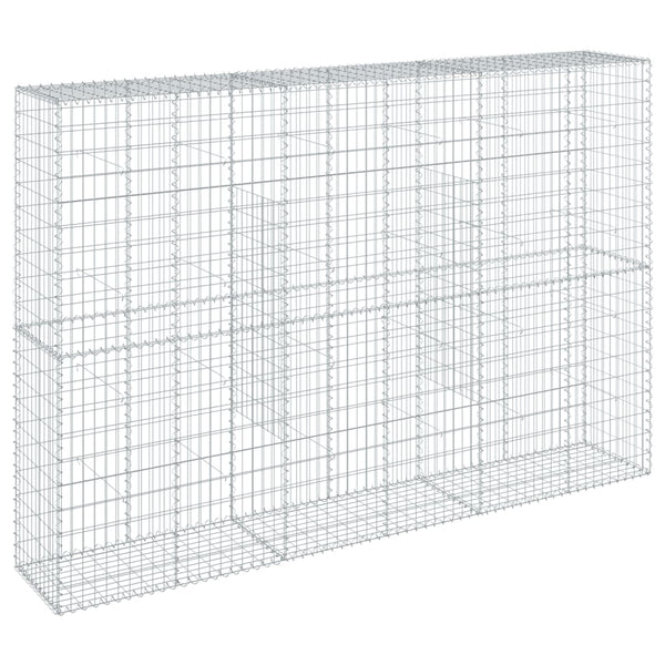 Verzinkter Steinkorb auf Dach Nena 300x50x200cm (Eisen)