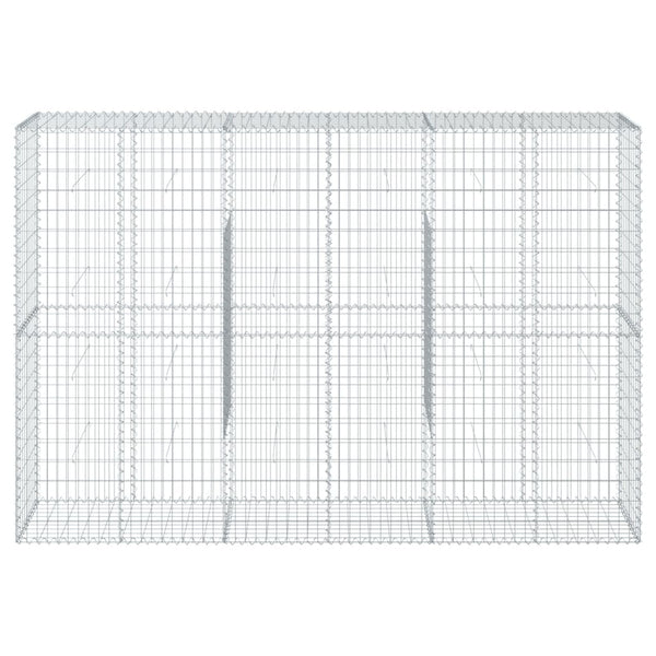 Verzinkter Steinkorb auf Dach Nena 300x50x200cm (Eisen)
