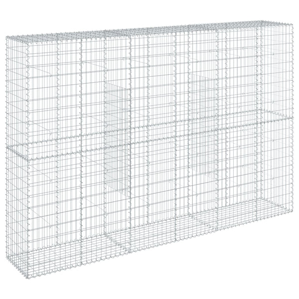 Verzinkter Steinkorb auf Dach Nena 300x50x200cm (Eisen)
