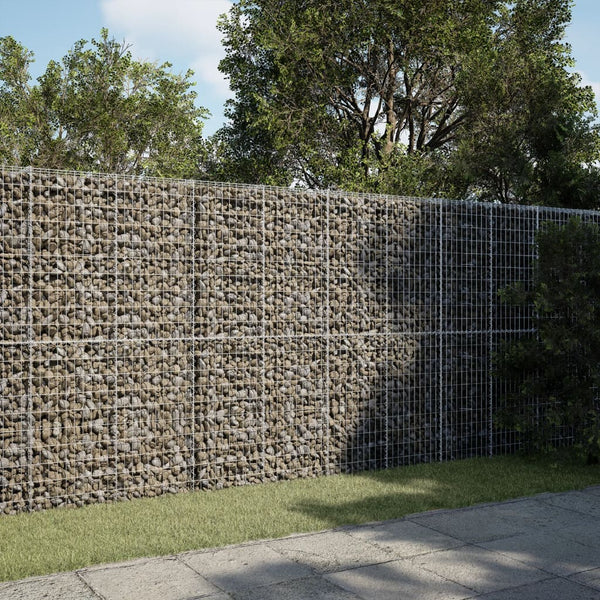 Verzinkter Steinkorb auf Dach Nena 300x50x200cm (Eisen)