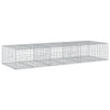 Galvanoitu kivikori katolla Nena 300x100x50cm (rauta)