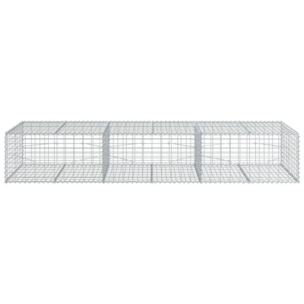 Galvanoitu kivikori katolla Nena 300x100x50cm (rauta)