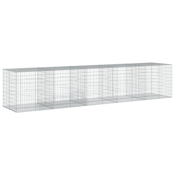 Galvanoitu kivikori katolla Nena 500x100x100cm (rauta)