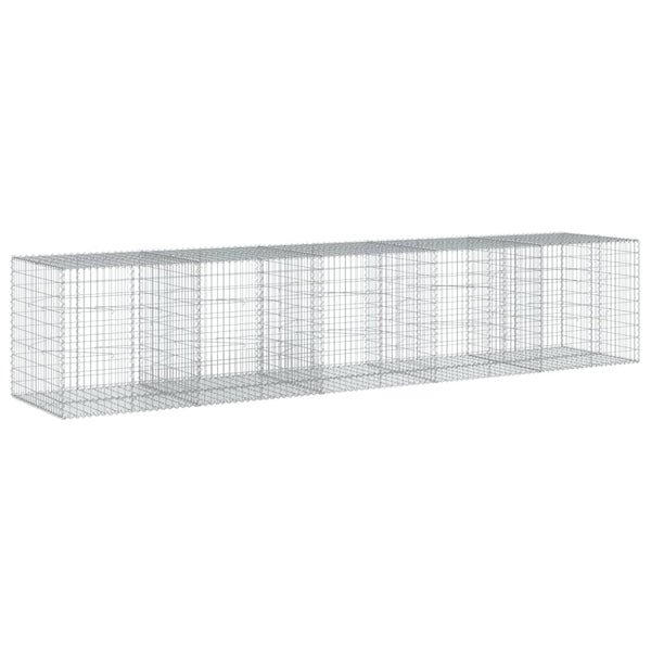 Galvanoitu kivikori katolla Nena 500x100x100cm (rauta)