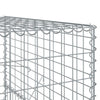 Galvanoitu kivikori katolla Nena 300x100x150cm (rauta)