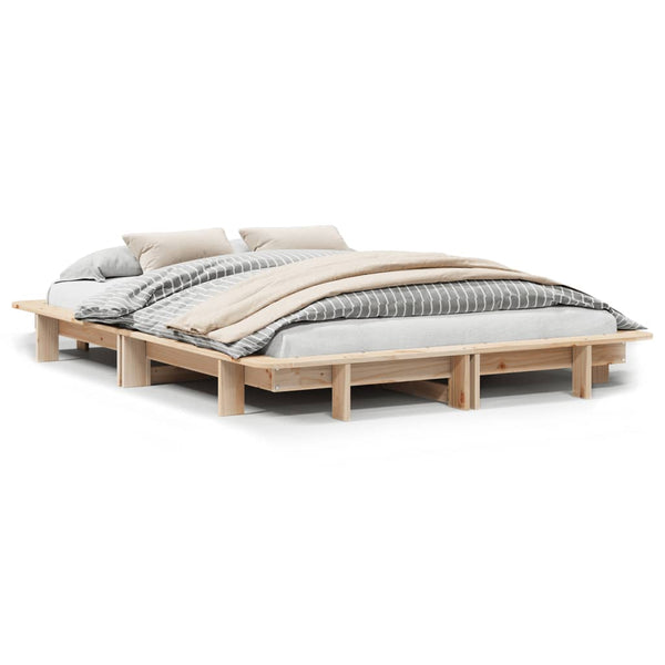 Bett mit Matratze Bujorul 120x200cm (Kiefer)