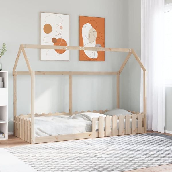 Kinderhausbettgestell Luigia 80x200cm (Kiefer)