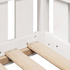 Weißes Kinderbettgestell Hausform Luigia 70x140cm (Kiefer)