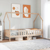 Lasten talo sängynrunko Nazam 80x200cm (mänty)
