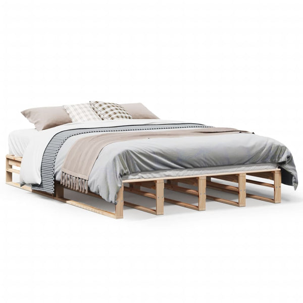 Bett ohne Matratze Miridel 120x190cm (Kiefer)