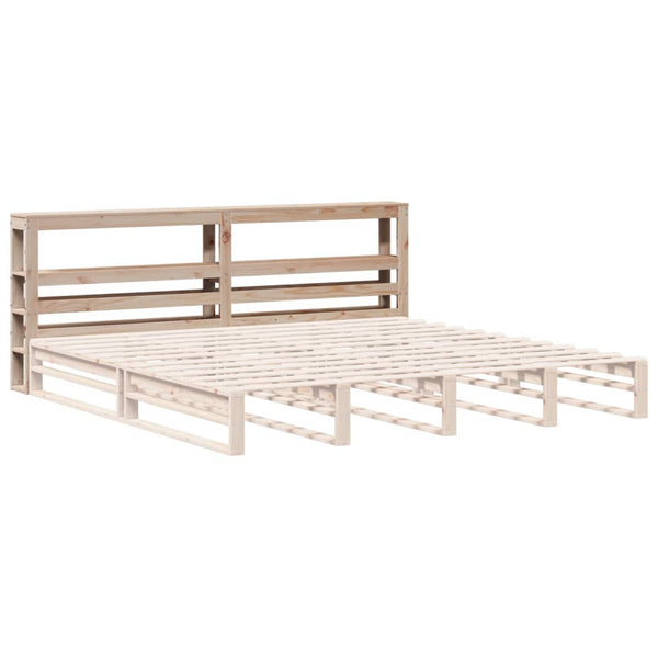 Kopfteil mit Ablagen Nor 180cm (Kiefer)