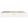 Bettgestell Eonica 200x200cm, weiß (Holz)