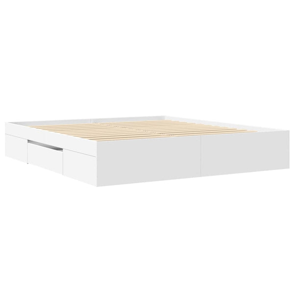 Bettgestell Eonica weiß 180x200cm (Holz)