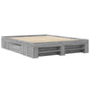 Graues Bettgestell Eonica 160x200cm (Holz)