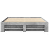 Betongrauer Bettrahmen Eonica 150x200cm (Holz)