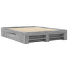 Graues Bettgestell Eonica 150x200cm (Holz)