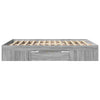 Graues Bettgestell Eonica 150x200cm (Holz)