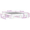 Graues Bettgestell Eonica 150x200cm (Holz)