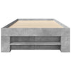 Bettgestell Eonica 100x200cm Betongrau (Holz)