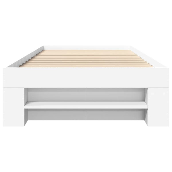 Bettgestell Eonica 90x200cm, weiß (Holz)