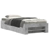 Bettgestell Eonica 90x200cm (Holz), betongrau