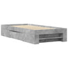Bettgestell Eonica 90x200cm (Holz), betongrau