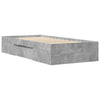 Bettgestell Eonica 90x200cm (Holz), betongrau