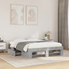 Bettgestell Eonica 140x190cm (Holz), Betongrau