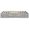 Bettgestell Eonica 140x190cm (Holz), grau