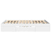 Bettgestell Eonica 135x190cm (Holz), weiß