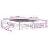 Bettgestell Eonica 135x190cm (Holz), weiß