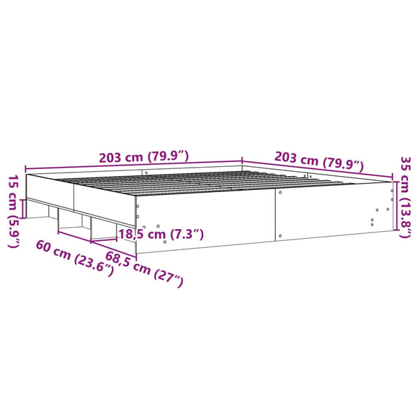 Savutammi Bettgestell Hristudora 200x200cm (Holz)