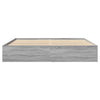 Graues Bettgestell Hristudora 200x200cm (Holz)