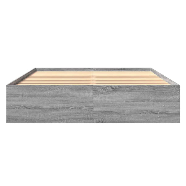 Graues Bettgestell Hristudora 160x200cm (Holz)