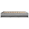 Graues Bettgestell Hristudora 160x200cm (Holz)